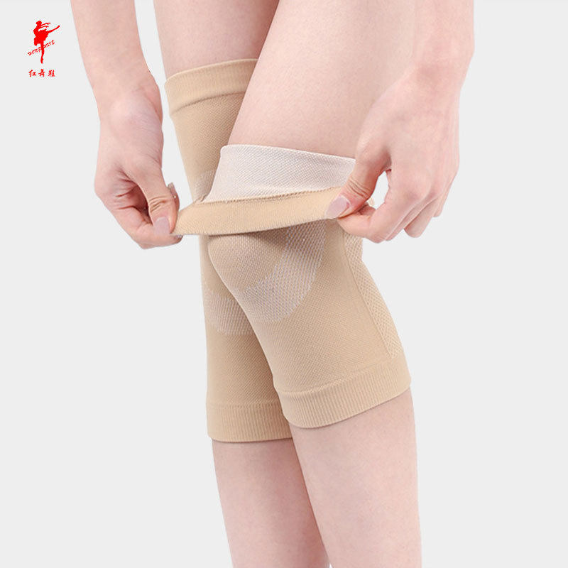 红舞鞋保暖护膝女男膝盖保护套中老年老寒腿关节骑行903952