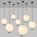 圆球形吊灯店铺商用商场餐厅婚庆户外现代创意星空灯月亮球泡灯具