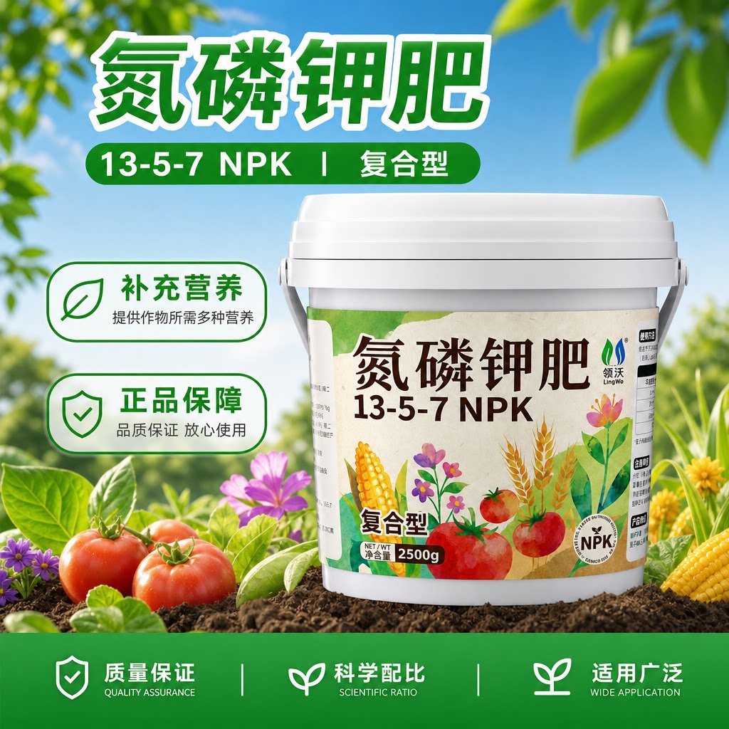 复合肥料硫酸钾复合肥专用缓释颗粒肥专用控释肥家用盆栽氮磷钾肥图片
