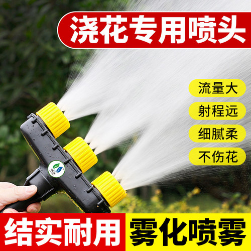 园林绿化浇水喷头农用大棚浇花浇菜浇地灌溉神器雾化洒水水泵家用