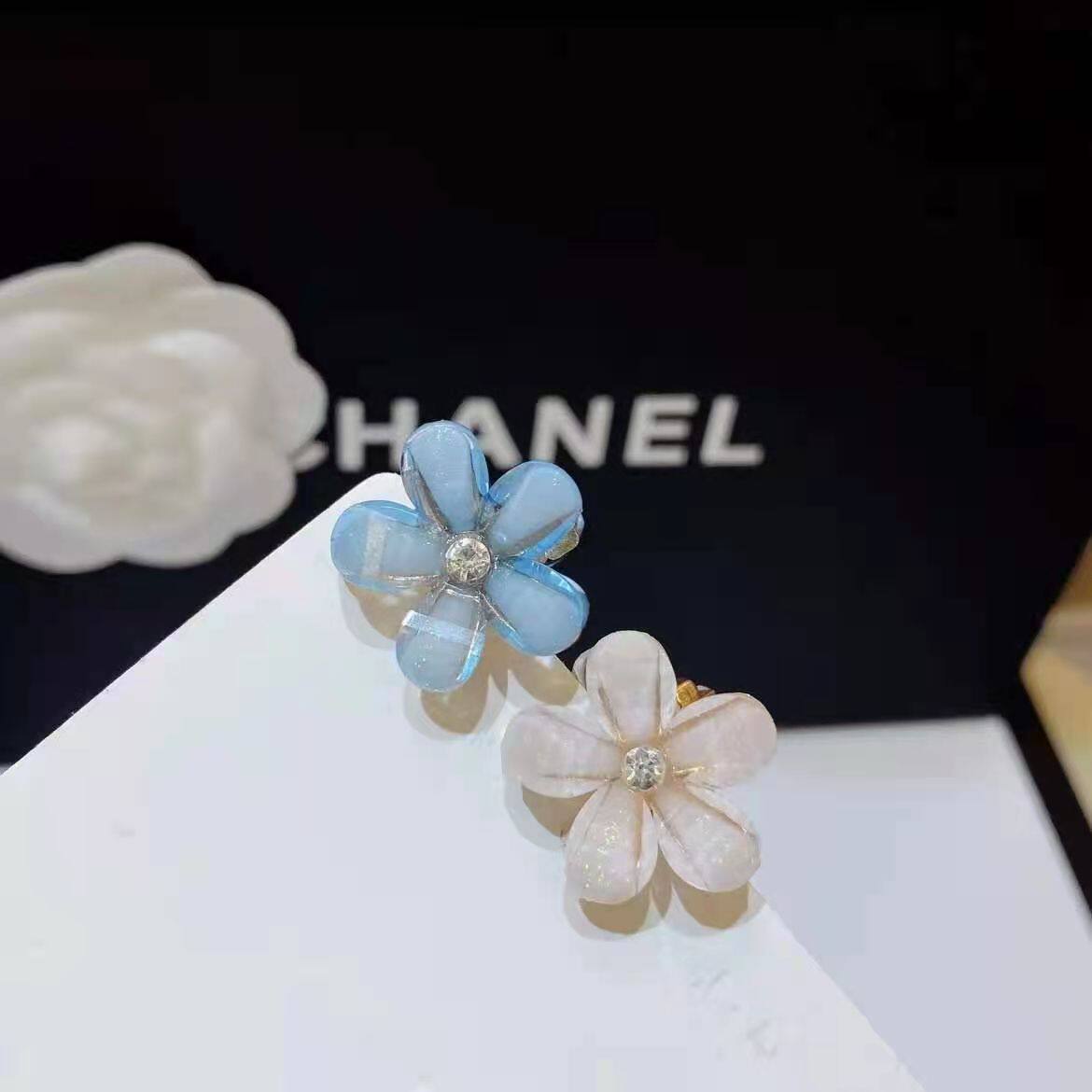 抖音同款韩版合金树脂花朵发夹新款时尚刘海发卡发抓小号抓夹发饰