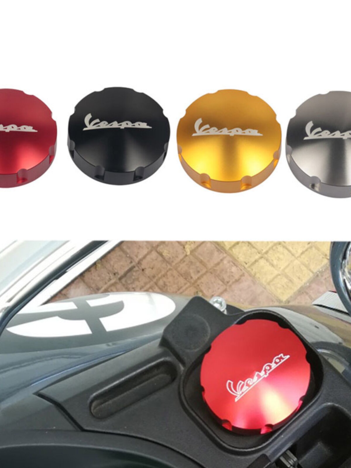 适用比亚乔vespa x7 gts300  gtv lx系列春天冲刺改装油箱盖配件