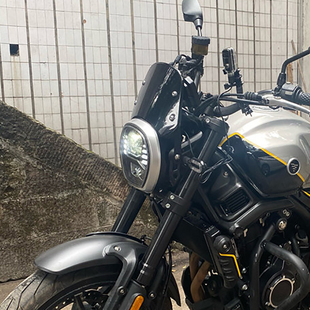 适用无极AC300 500 525ac改装挡风玻璃前挡风板复古cafe风挡配件