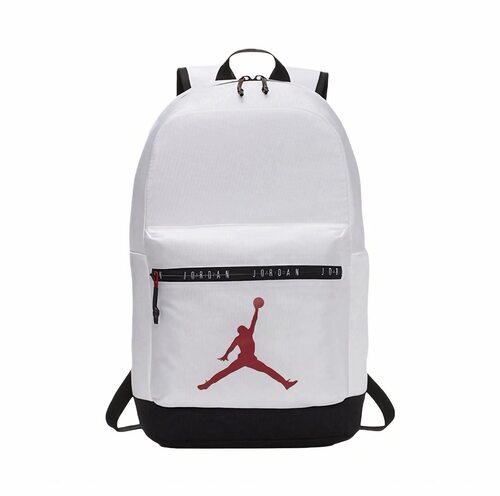 耐克 Jordan 经典大Logo基础款百搭聚酯纤维隔层书包背包双肩包