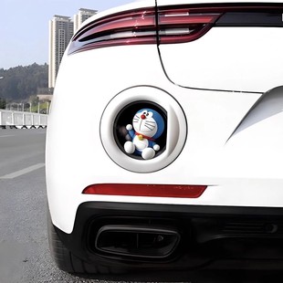 美乐蒂车贴3D立体汽车贴纸摩托电动个性油箱盖车窗划痕遮挡防水贴