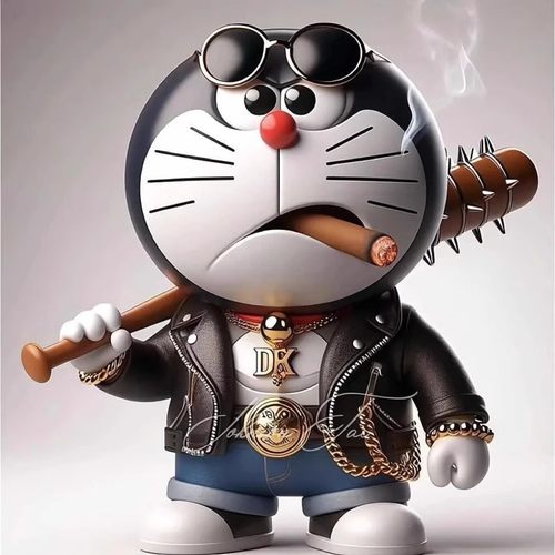 罪恶都市哆啦A梦霸气汽车贴纸