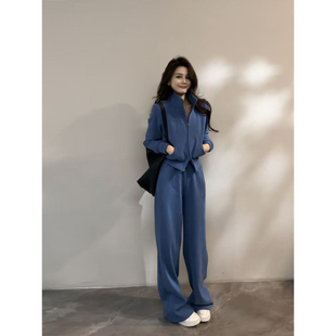 两件套套装 大婷婷 休闲卫衣加绒立领拉链外套卫裤 新款 DT1787 冬季