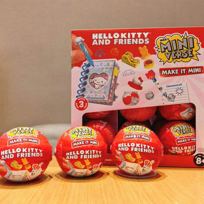 MGA掌上字宙工坊miniverse三丽鸥3代迷你微缩场景diy学生文具盲球