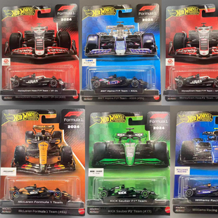 风火轮金标F1车队RB20哈斯VF24阿尔派A524限量版HRV11合金车模型