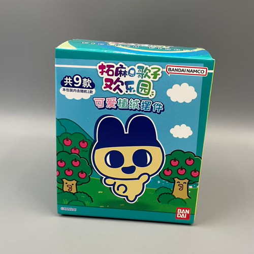 BANDAI万代拓麻歌子欢乐园植绒盲盒公仔豆丁吉小龙大嘴吉雨蛙吉