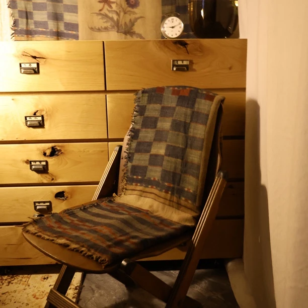 阿耷原创 阿美咔叽水煮羊毛大尺寸印花围巾 披肩蓬松