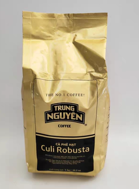 越南 TRUNG NGUYEN Culi Robusta中原奶油香1号深焙咖啡豆1KG包邮