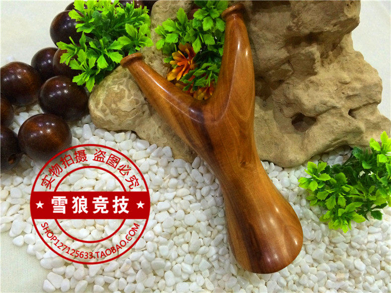 纯手工制作龙鳞弓  百年老枣木红心扁皮飞虎弹弓 龙鳞飞虎叉 包邮