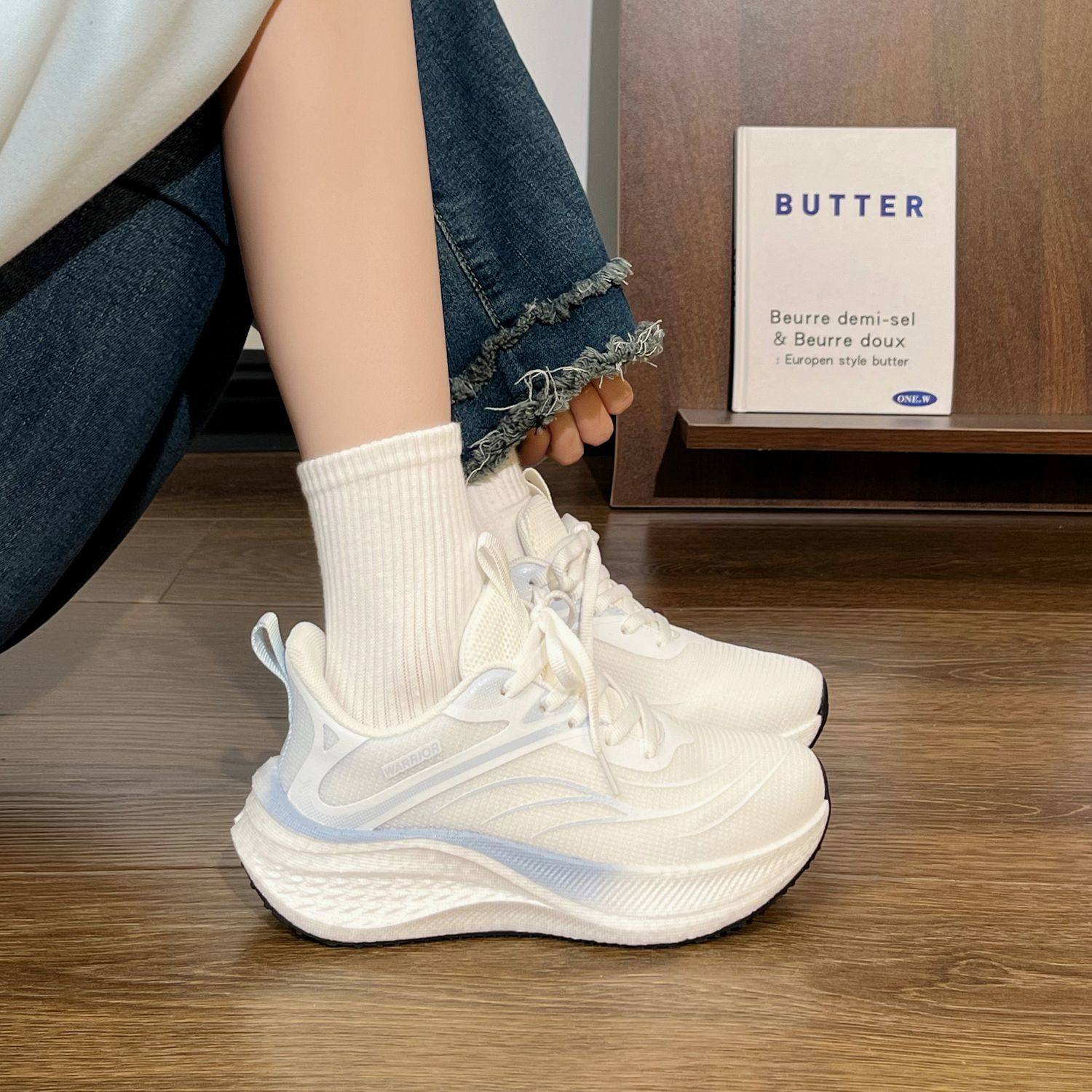 回力碳板体考体测跑鞋秋季双网爆米花底减震透气跑步鞋学生运动鞋,女鞋,网面鞋,淘宝优惠券,粉丝福利购,淘宝优惠卷