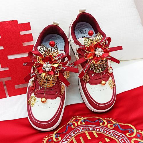 回力新郎新娘结婚订婚鞋