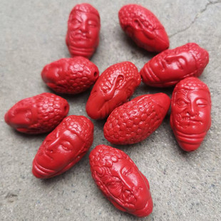 保真朱砂红砂一念之间腰珠背云隔珠金刚星月菩提手串长串文玩配饰