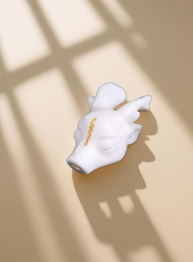 藏式鹿角根付雕刻三通佛珠手串