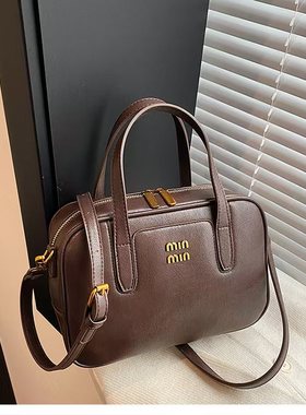 M&SHA THE MASHA 5拎包包女式2024年冬季流行质感百搭单肩斜挎包