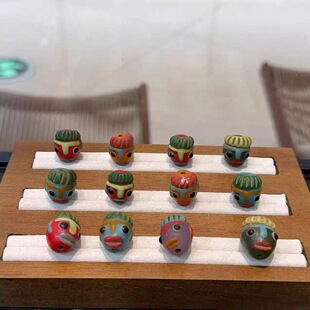 尼泊尔琉璃腓尼基人配件手工diy配饰手链手串挂件饰品随机发