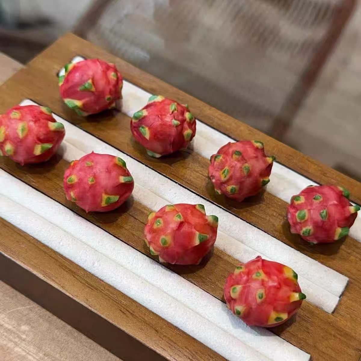 象牙果根付火龙果配件手工diy文玩时尚配饰佛珠手串配饰饰品隔珠