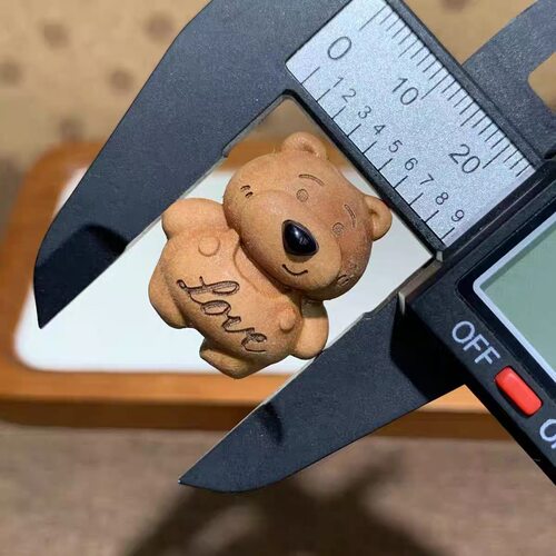 老桃木Love熊 diy配件手工材料手链串珠挂件手串文玩配饰品