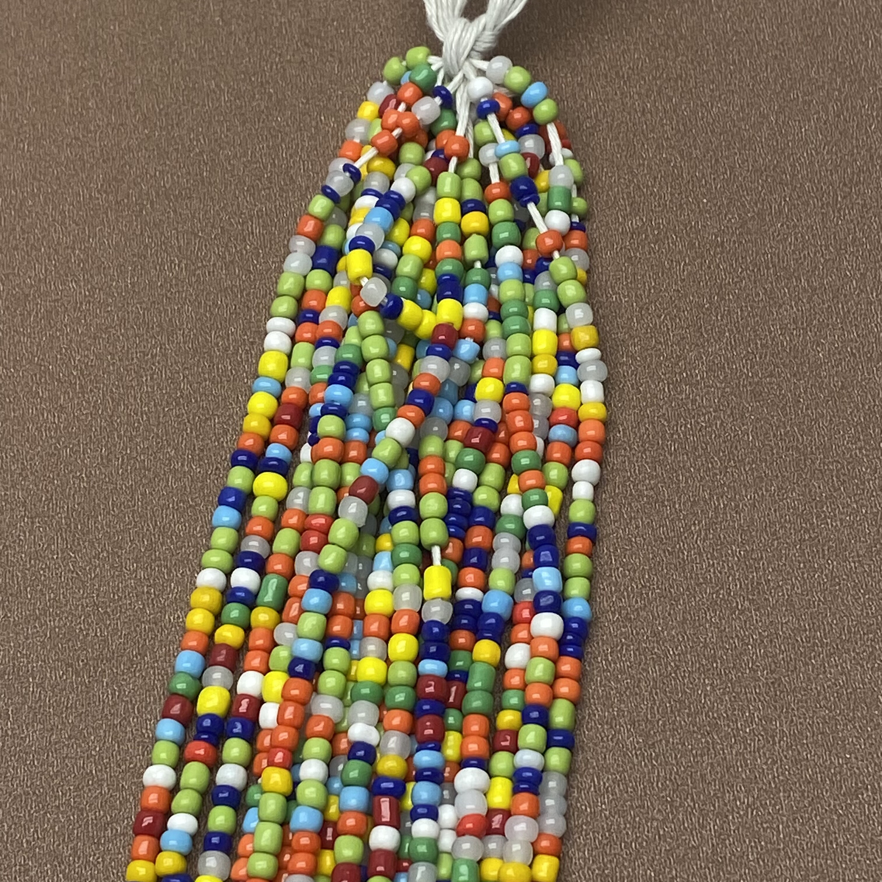 老琉璃珠子4mm彩虹糖果色琉璃珠米珠帘珠隔珠配珠DIY手工材料