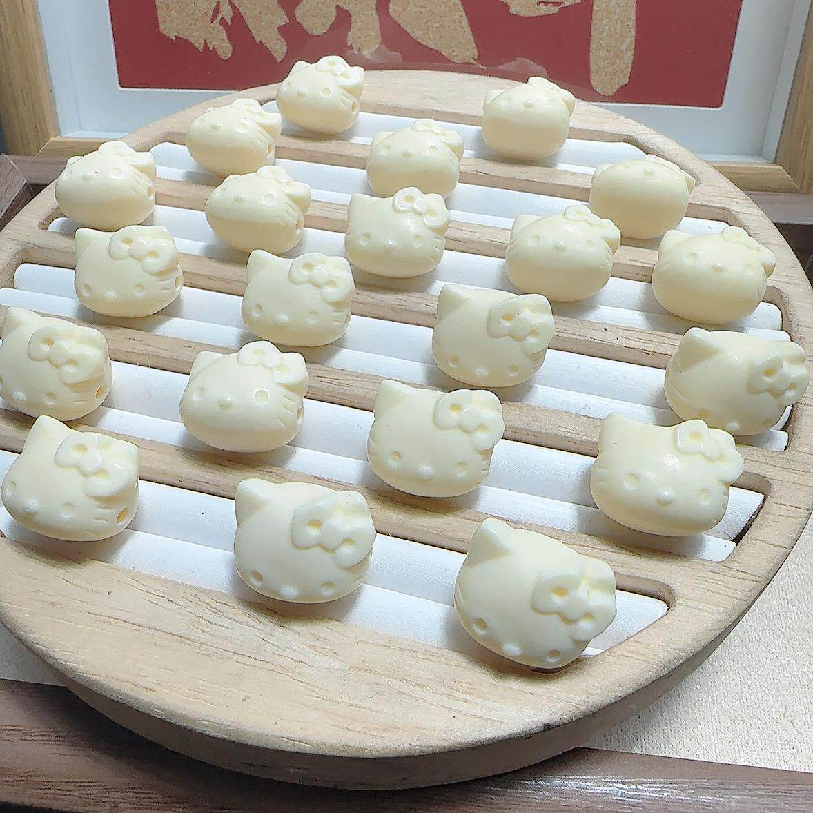 象牙果kt猫手工diy手串佛珠原创设计隔珠文玩配饰配件