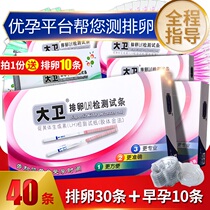 David ovulation test paper 50 pieces + 10 pieces of early pregnancy pregnancy test for ovulation period accurate follicle LH female pregnancy Hz