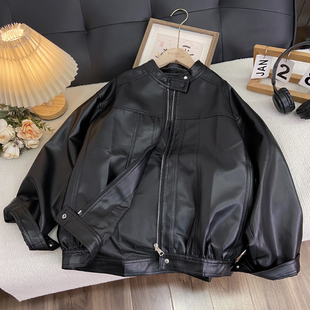 中大童秋季 海洋家特价 皮夹克 男女童潮款 皮衣儿童外套洋气 童装