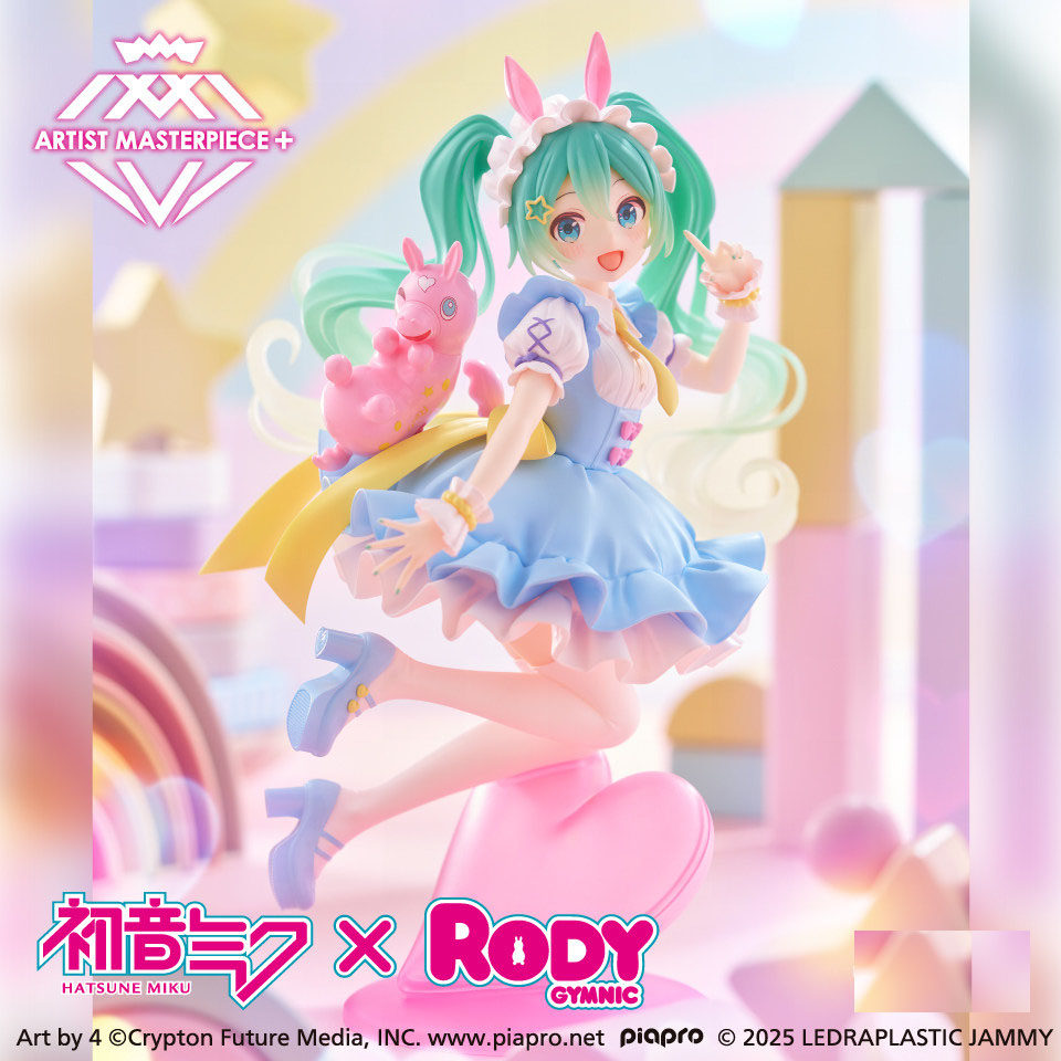 爱玩乐 日版 V家初音未来 Rody跳跳马二代艺术家景品手办现货包邮