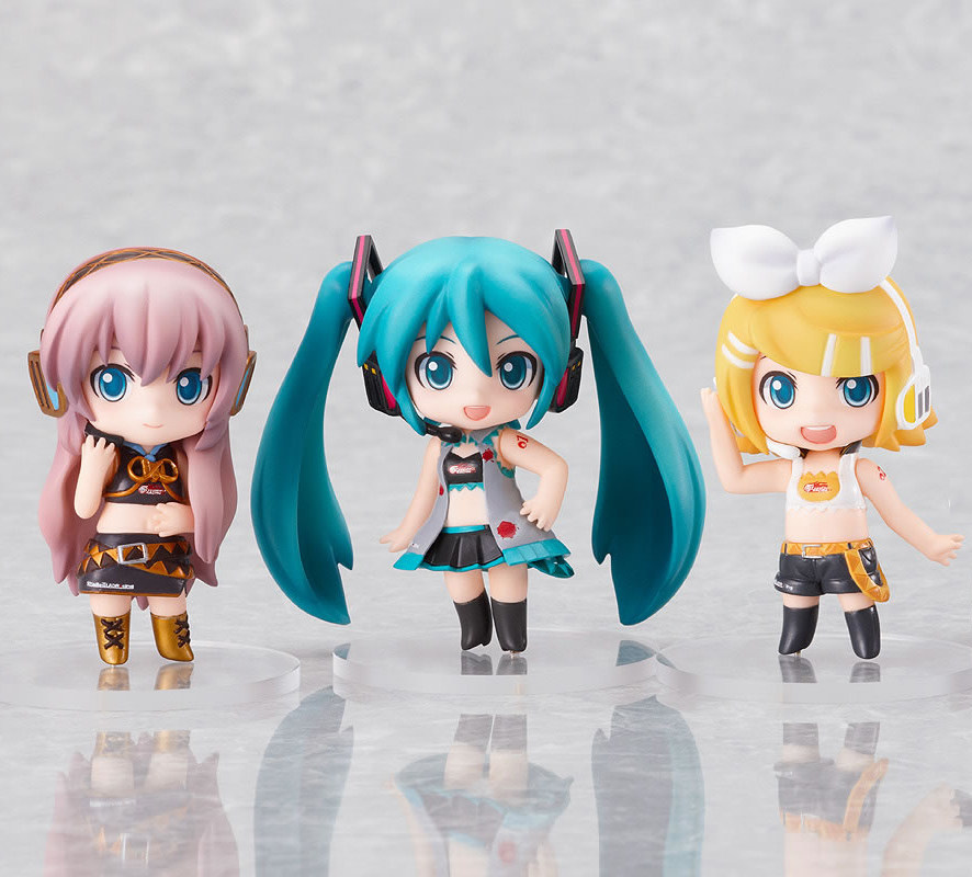 爱玩乐 日版GSC小粘土 VOCALOID 初音镜音巡音RQ痛车手办现货包邮