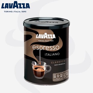 LAVAZZA拉瓦萨意大利进口意式浓缩espresso咖啡粉咖啡中深烘250g