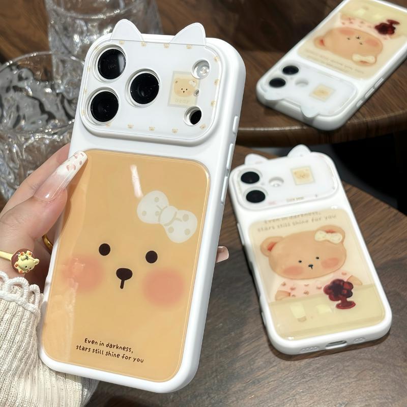 闺蜜款日韩布偶小熊适用iPhone17promax手机壳苹果1615华为mate80小米17Pura90k90reno16note15x300findx9s60