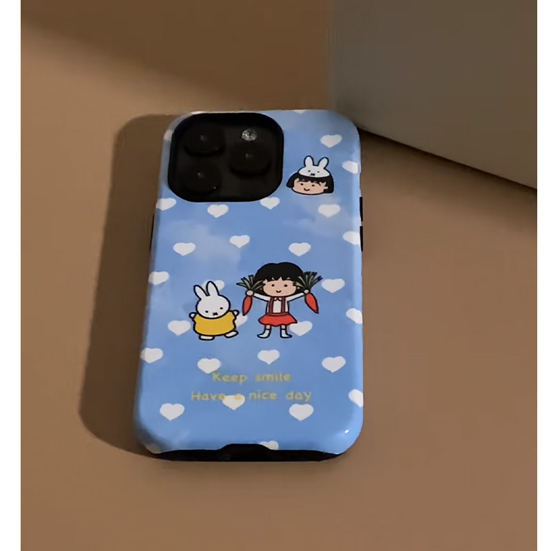 米菲兔小丸子适用苹果16promax手机壳iphone14华为mate60pro菲林Pura70荣耀300女reno13保护套vivos20小米15