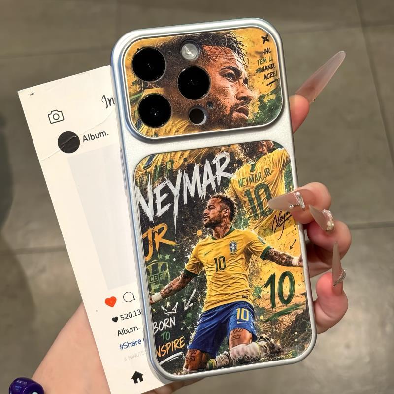 巴西内马尔适用苹果17/16promax手机壳华为Mate80pro电镀Pura90荣耀600全包OPPOReno16防摔VIVOX300软小米17