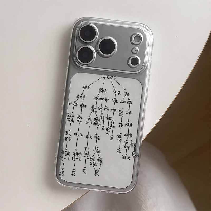 一生的归宿适用苹果17/16promax手机壳iPhone15华为mate60pro透明Pura70荣耀300女reno13保护套vivos20小米17