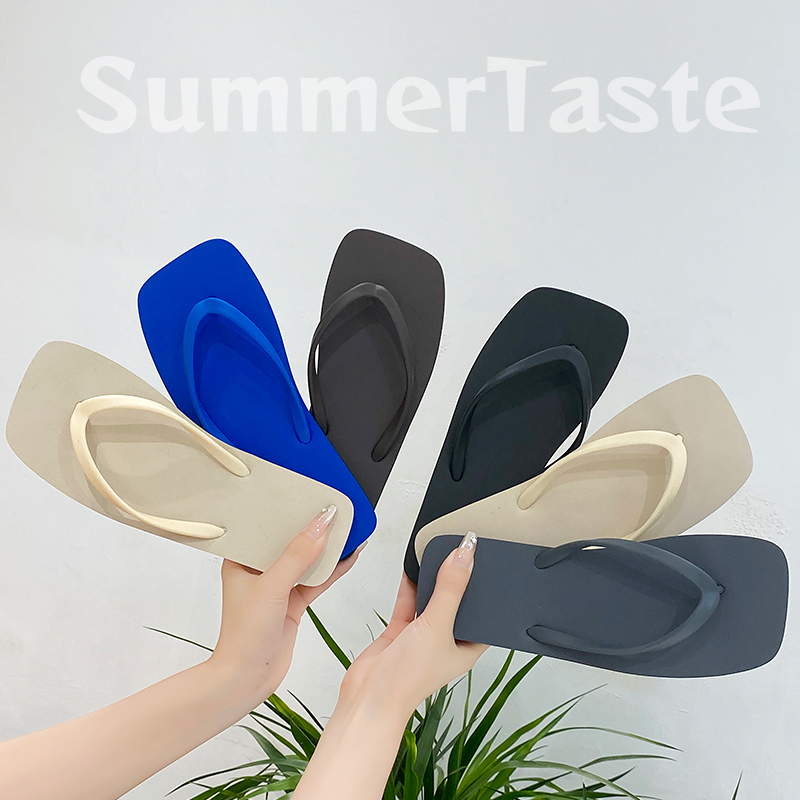 SummerTaste日系平底人字拖