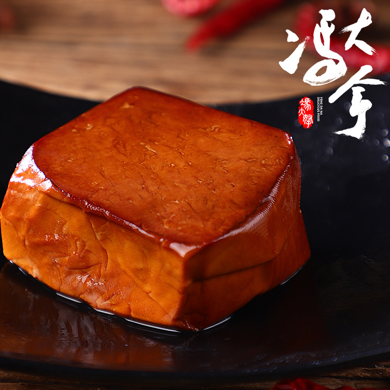 五香素鸡圆柱好吃下饭豆制品素食