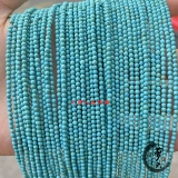 Натуральная бирюзовая природная руда, украшение-шарик, бирюзовый браслет из бисера, ожерелье, аксессуар, аксессуары, 2-16мм