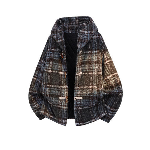 「设计师品牌」复古小香风毛圈呢外套加棉阔版棉衣