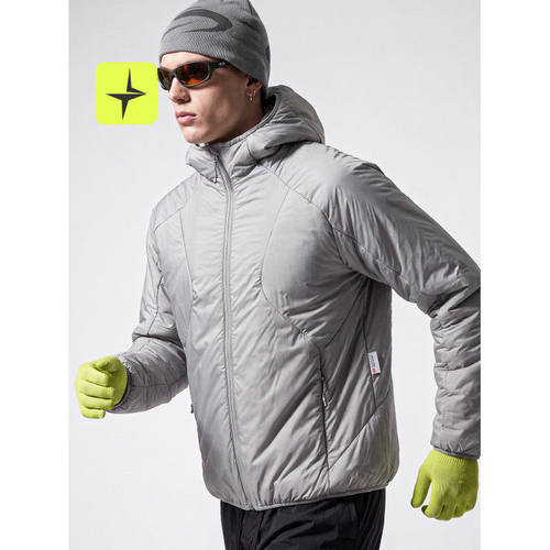 东丽3M新雪丽轻热棉服26秋冬新品户外防泼水连帽外套