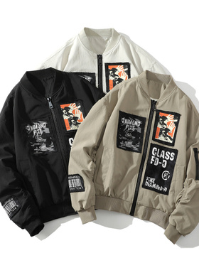 「设计师品牌」 春季新款 韩版棒球领夹克