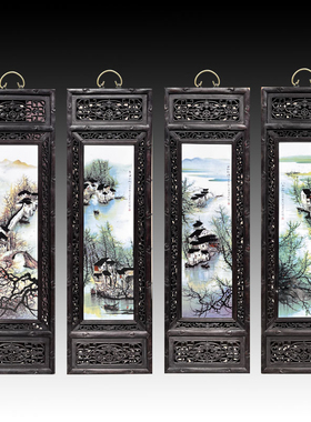 瓷板画客厅客厅装饰画仿古