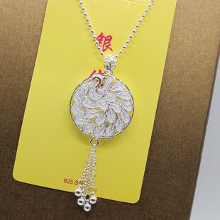 新款民族风少数民族毛衣链项链时尚配饰苗银女热销长款百搭毛衣链