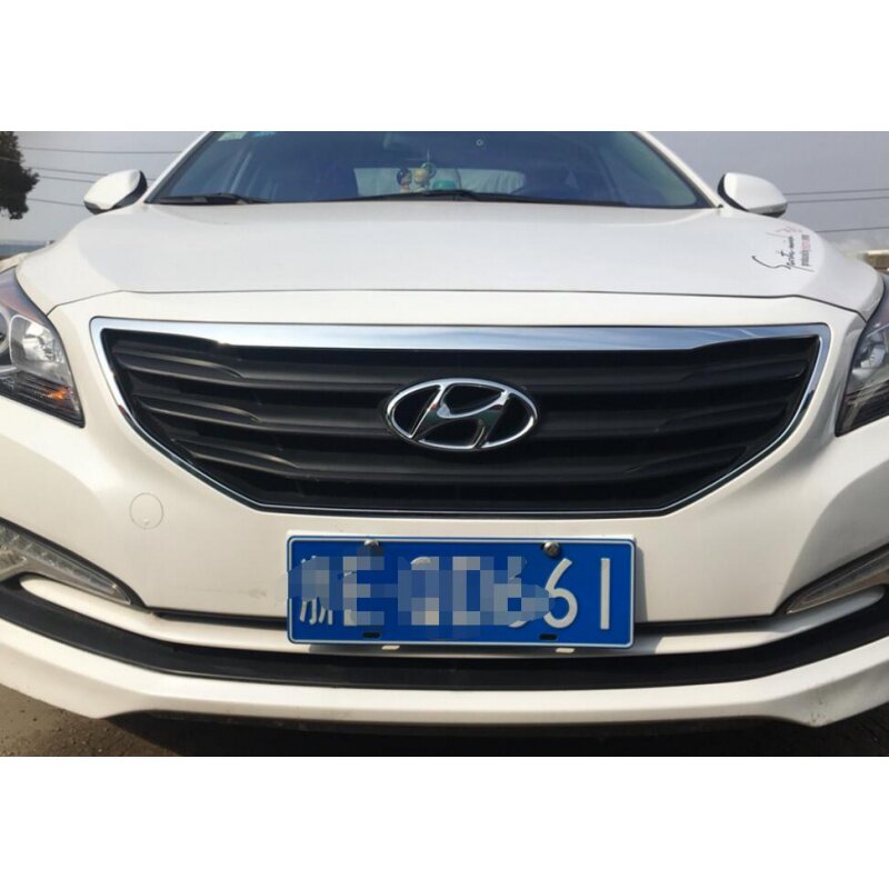 现代领动改装贴纸 名图领动朗动前脸悦纳中网三色拉花贴纸改色膜