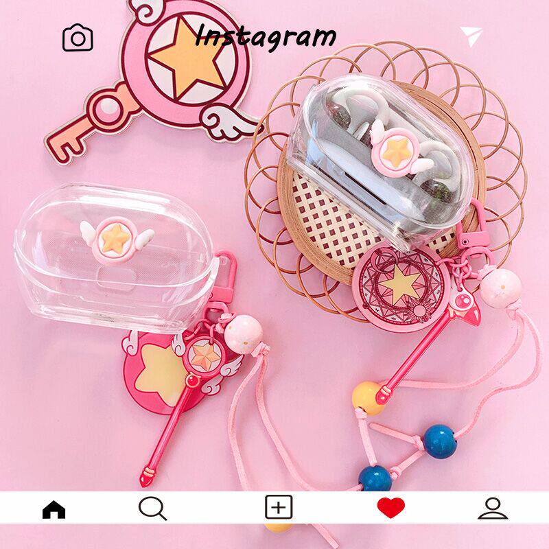 jblclips琉璃扣保护套适用JBL Soundear Clips琉璃扣耳夹式蓝牙耳机透明保护壳JBL Clips琉璃扣百变小樱外壳