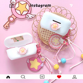 松下EAH AZ80保护套适用松下EAH AZ100蓝牙耳机保护壳松下AZ80耳机套松下AZ60耳机壳百变小樱硅胶软壳