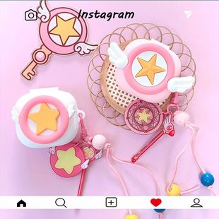 荣耀EarBuds X9耳机套适用HONOR/荣耀EarBuds S蓝牙耳机保护壳荣耀EarBuds X9耳机壳百变小樱一体式硅胶软壳