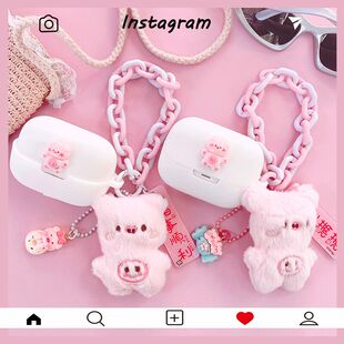 适用于NANK南卡Clip Super2耳夹式开放式蓝牙耳机保护壳南卡Clip Super2耳机壳可爱小猪一体式防摔硅胶软壳