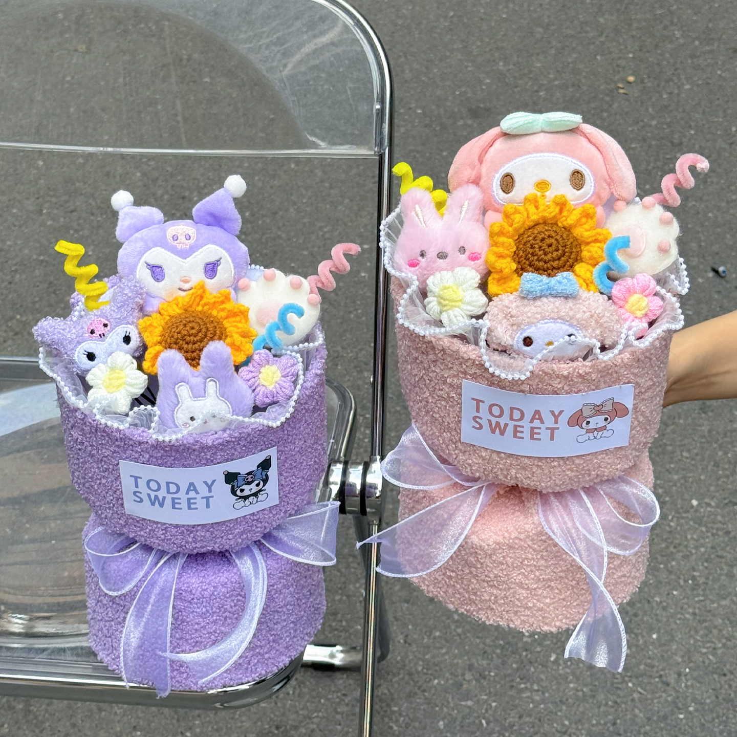 创意生日纪念日礼物玩偶卡通可爱花束手工编织向日葵送女朋友闺蜜